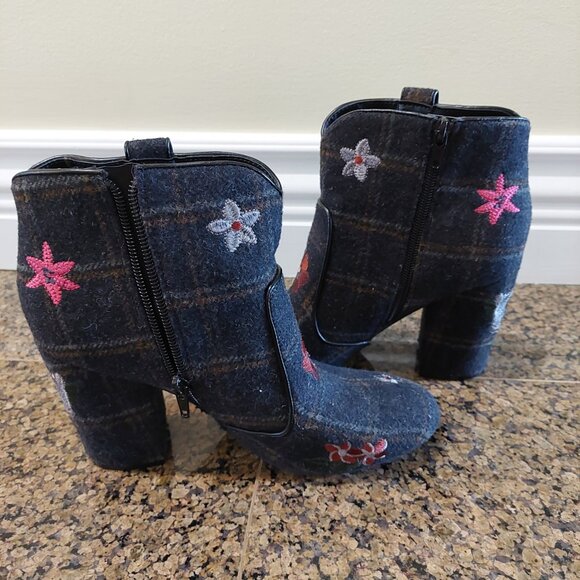 Indigo Road Floral Women's Ankle Booties Size 8 US - Picture 6 of 8